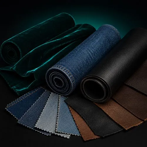 Velvet-hat,-denim-fabric