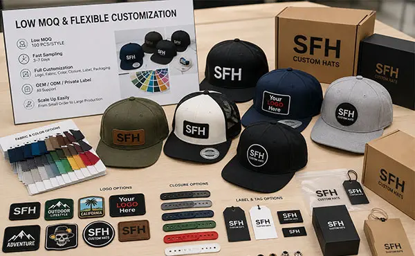 SFH-Snapback-Cap-OEM-ODM