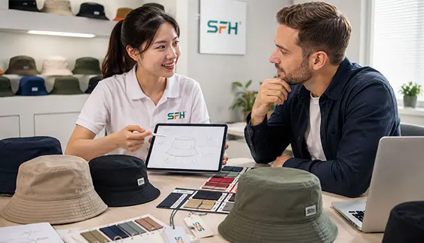 SFH-bucket-hat-communication